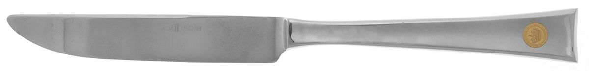 SOL19GOA (Stainless, Gold Accent) New French Solid Knife by Sola-1
