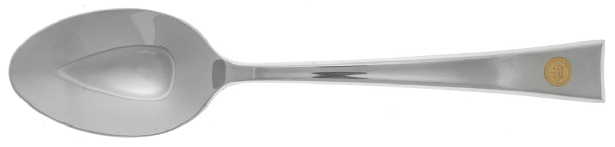SOL19GOA (Stainless, Gold Accent) Tablespoon (Serving Spoon) by Sola-1