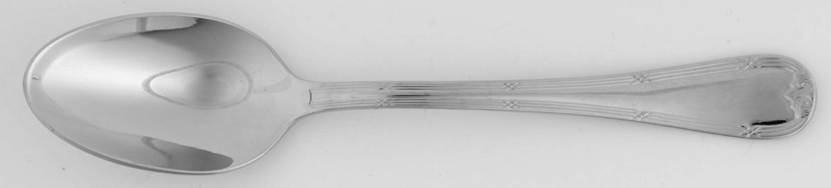 Ruban Croise (Stanless, 18-10) Dessert/Oval Soup Spoon by Sambonet-1