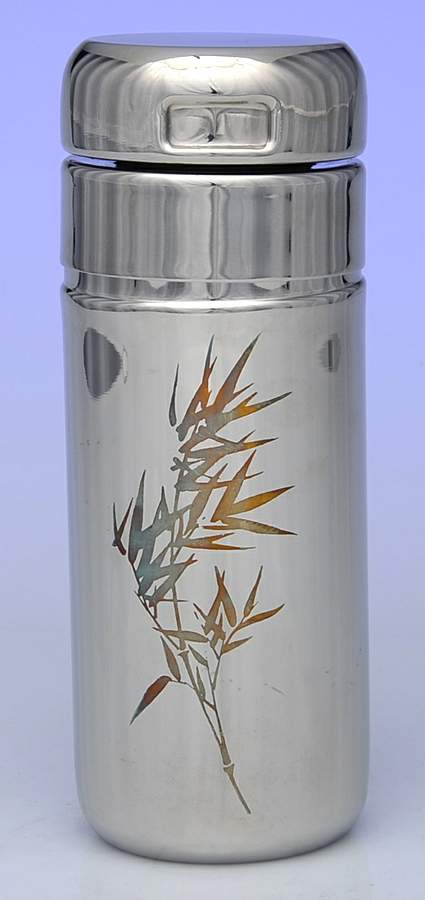 Bamboo (Stainless, Hollowware) Cocktail Shaker with Lid by Sambonet-1