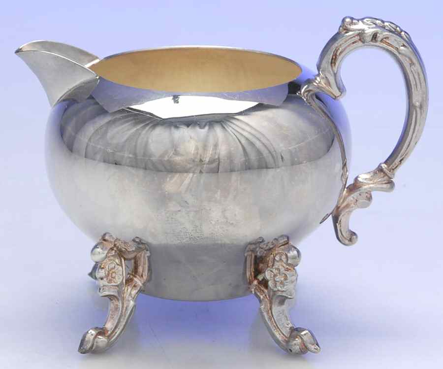 SDN17 (Silverplate, Holloware) Creamer by Sheridan Silver Co-1