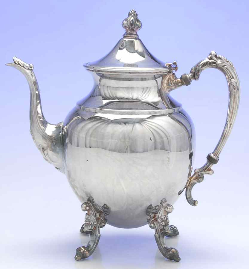 SDN17 (Silverplate, Holloware) Teapot by Sheridan Silver Co-1