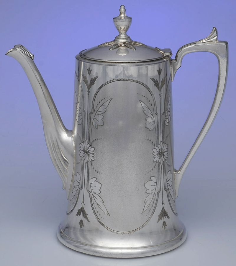 333 (Silverplate, Hollowware) Silverplate Coffee Pot by Simpson Hall & Miller-1