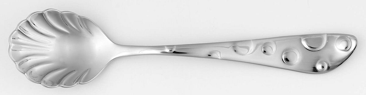 Baking Days (Stainless) Sugar Shell Spoon by Spode Silver-1