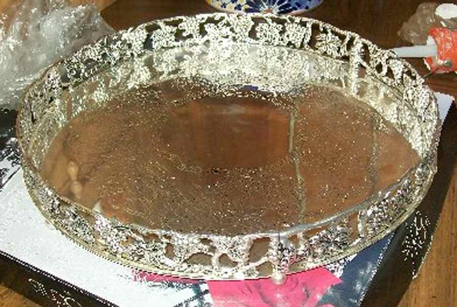 Grapevine (Silverplate, Hollowware) 14" Round Tray by Studio Nova-1
