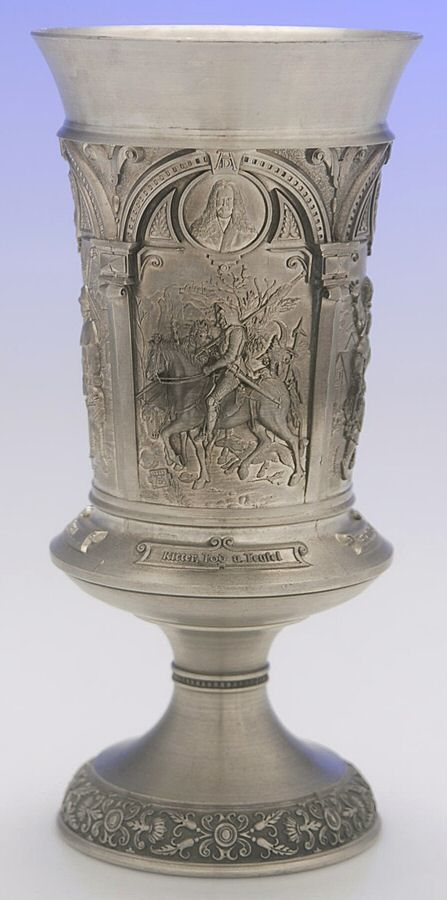 Albrecht Durer (Pewter, Hollowware) Water Goblet by SKS Artina Pewter-1