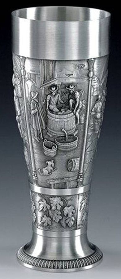 Weinlese (Pewter, Hollowware) Pilsner by SKS Artina Pewter-1