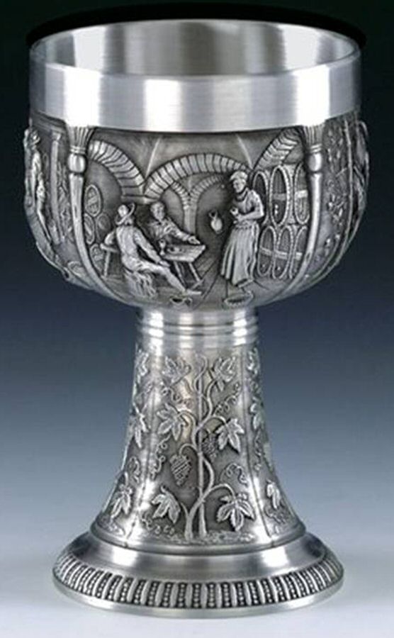 Weinlese (Pewter, Hollowware) Water Goblet by SKS Artina Pewter-1