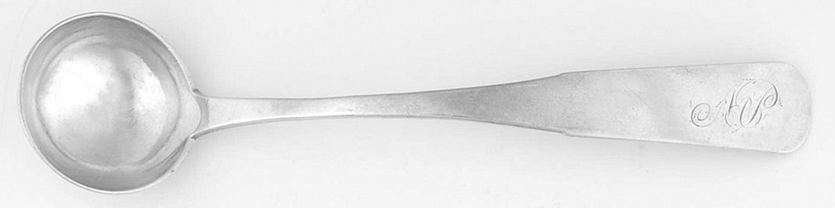 S8A1 (Coin) Solid Piece Cream Ladle by Samuel Ayres-1