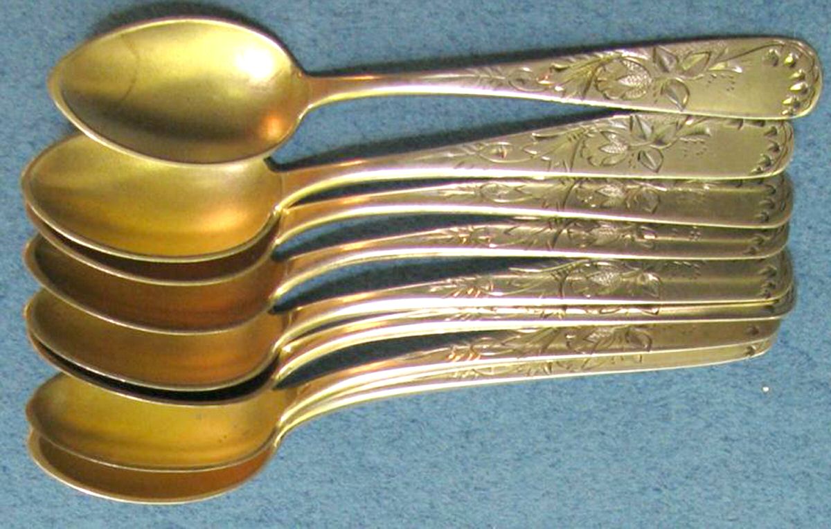 SKN3 (Sterling) Demitasse Spoon by H Semken-1
