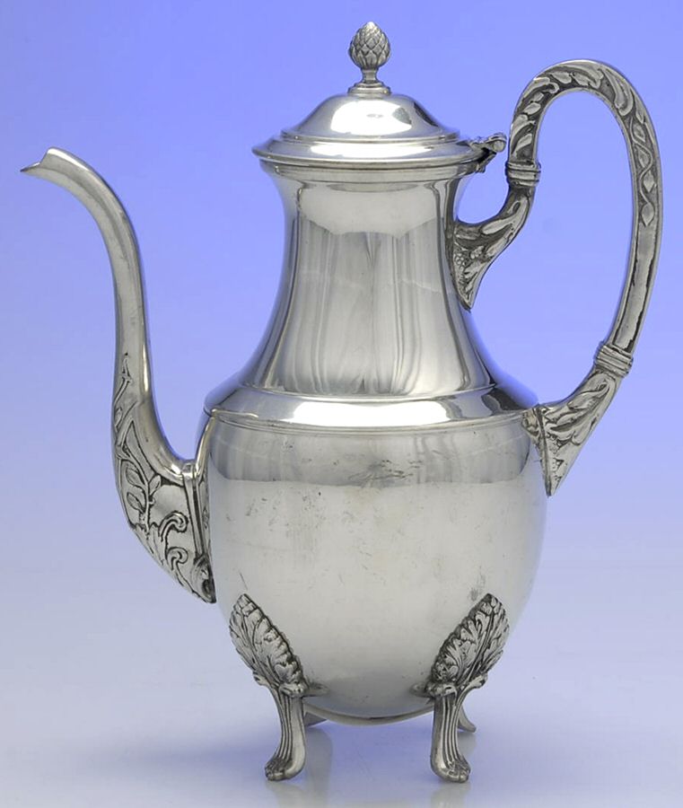 S4O1 (Pewter, Hollowware) Coffee Pot by Schohaus-1