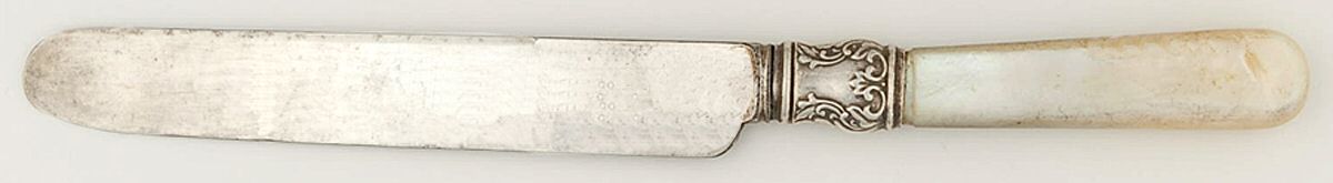 Pearl Handle Flatware 1 (Sterling) Pearl Handle Breakfast Knife by Stowell & Co-1