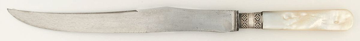 Pearl Handle Flatware 1 (Sterling) Pearl Handle Small Steak Carving Knife,Stnls Prong by Simmons Hardware -1