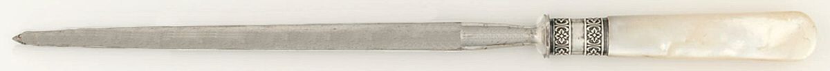 Pearl Handle Flatware 1 (Sterling) Pearl Handle Small Steel Rod Sharpener Knife by Simmons Hardware -1