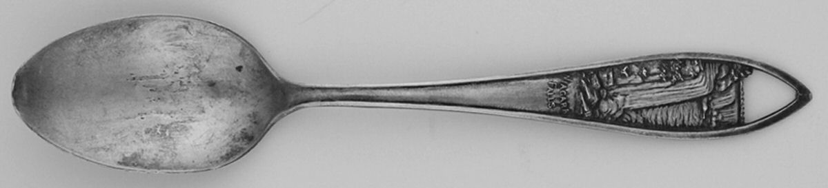 States & Cities Souvenir Spoons(Sterling) New York Teaspoon by Shepard Mfg Co-1