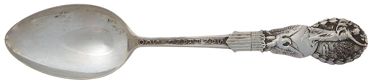 States & Cities Souvenir Spoons(Sterling) California Teaspoon by Shepard Mfg Co-1