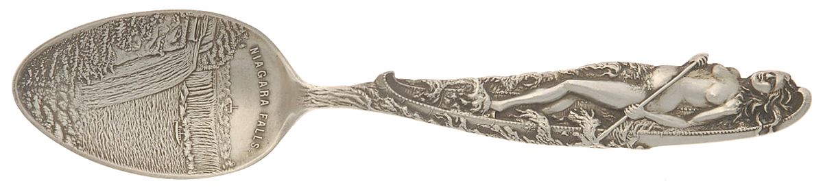 States & Cities Souvenir Spoons(Sterling) New York Teaspoon by Shepard Mfg Co-1