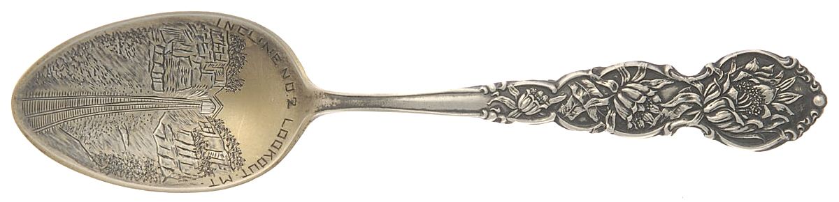 States & Cities Souvenir Spoons(Sterling) Tennessee Five O'Clock Spoon by Shepard Mfg Co-1