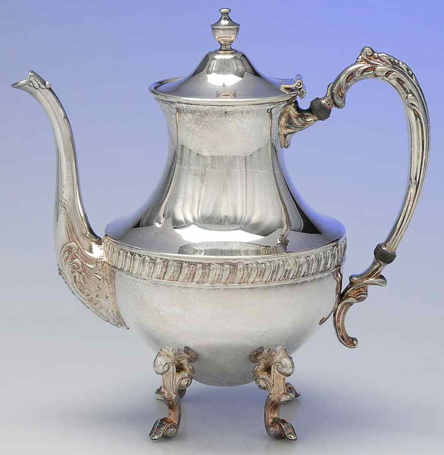 SDN19 (Silverplate, Hollowware) Teapot by Sheridan Silver Co-1