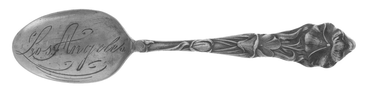 States & Cities Souvenir Spoons(Sterling) California Five O'Clock Spoon by Saart Brothers-1