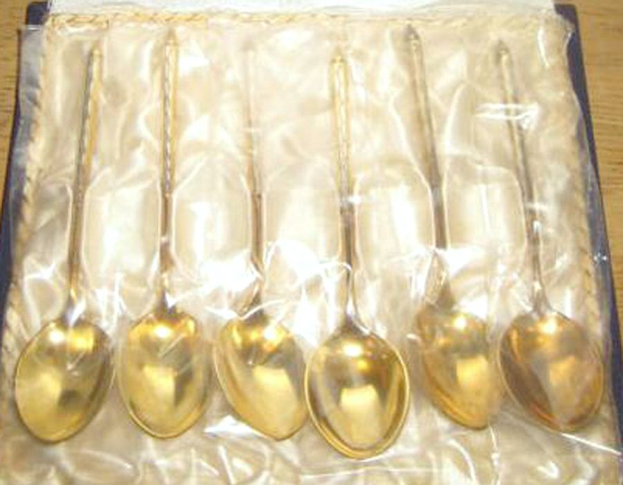 SOS12 (Sterling) Place/Oval Soup Spoon by Broderne W & S Sorensen-1