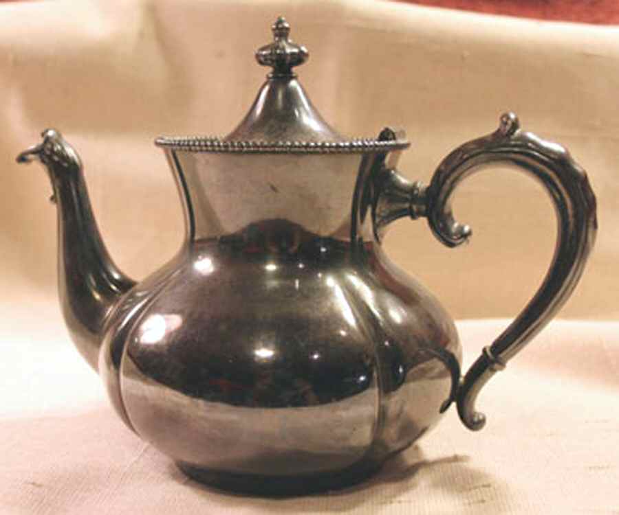 613 (Silverplate, Hollowware) Teapot by Simpson Hall & Miller-1