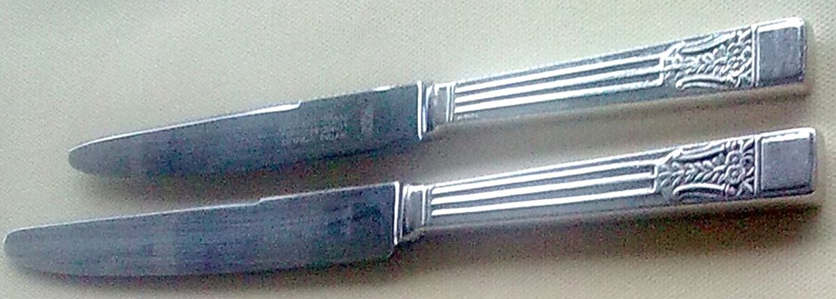 Silver Rose (Silverplate) New French Hollow Knife by Sheffield-1