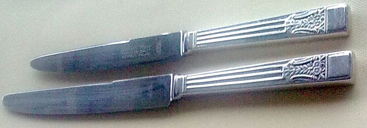 Silver Rose (Silverplate) New French Hollow Knife by Sheffield-1