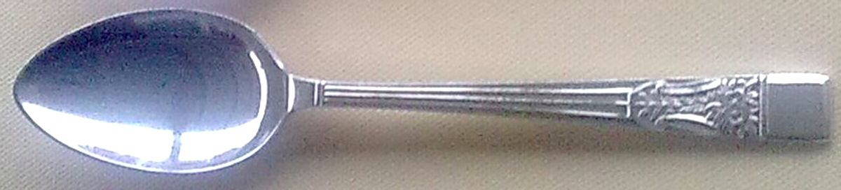 Silver Rose (Silverplate) Teaspoon by Sheffield-1