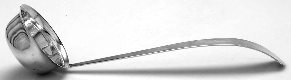 SZU1(Silverplate) Solid Soup Ladle by Studio Silversmiths-1