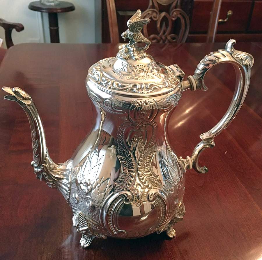 Kentshire (Silverplate, Hollowware) Silverplate Coffee Pot by Sheffield Silver Co (England)-1