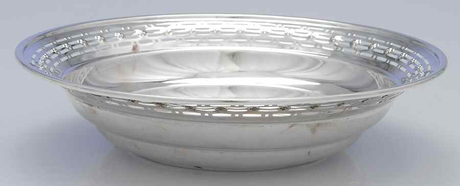 0657 (Sterling, Hollowware) 8" Round All Purpose Dish by Saart Brothers-1