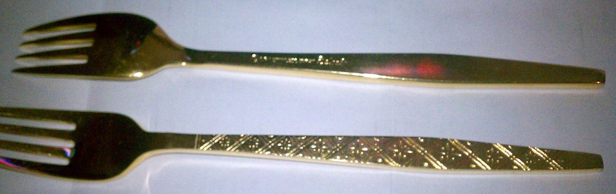 Gold Delgado (Gold Electroplate) Fork by Stanley Roberts-1