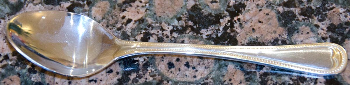 Venice (Stainless) Gold Accent Teaspoon by SBS Bestecke-1