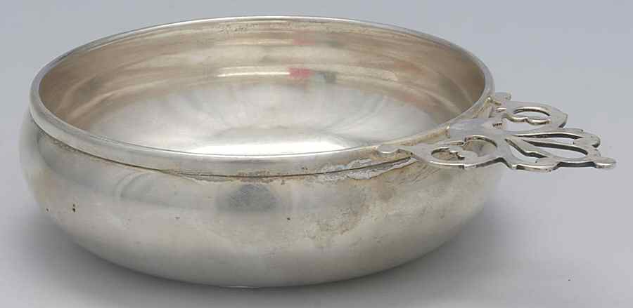 6317 (Sterling, Hollowware) 4" Porringer by Shreve Silver-1