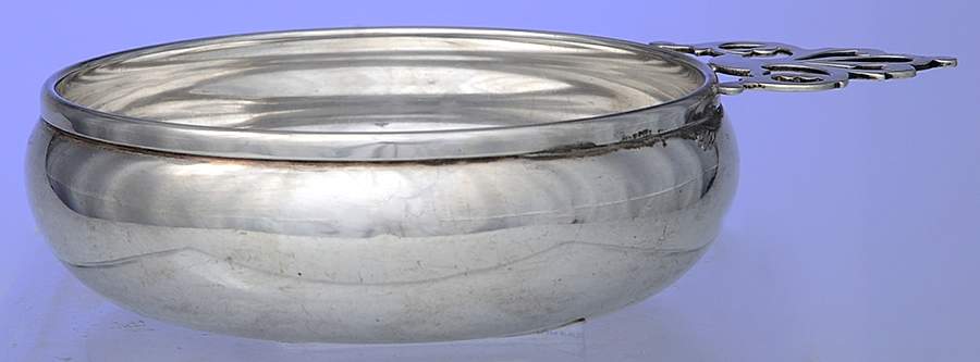 6317 (Sterling, Hollowware) 4" Porringer by Shreve Silver-1