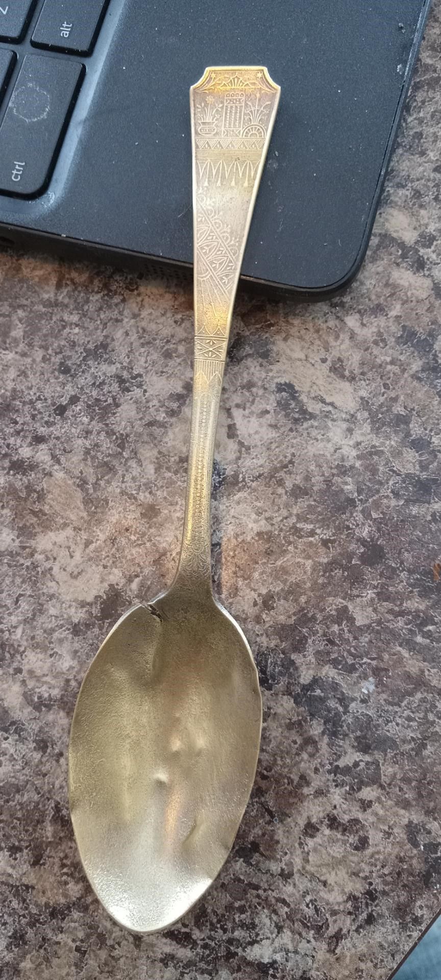 SHP9 (Silverplate) Tablespoon (Serving Spoon) by Sheffield Plate -1