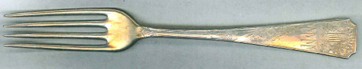 SHP9 (Silverplate) Fork by Sheffield Plate -1