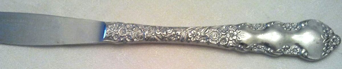 Mediterranean Flower (Stainless) Modern Solid Knife by Stanley Roberts-1