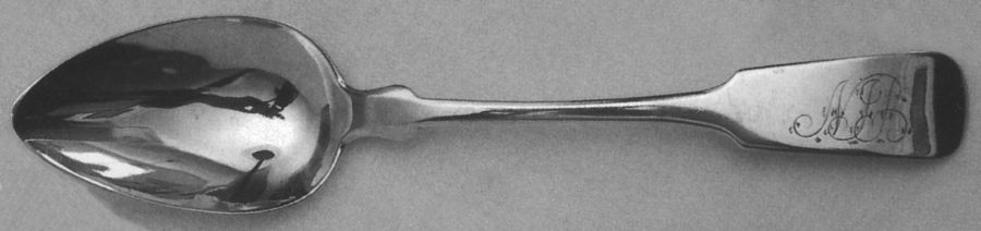 Fiddle (Coin) Tablespoon (Serving Spoon) by Stephen Baker-1