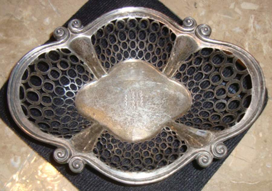 438s (Sterling, Hollowware) Soap Dish by Shreve Crump & Low-1