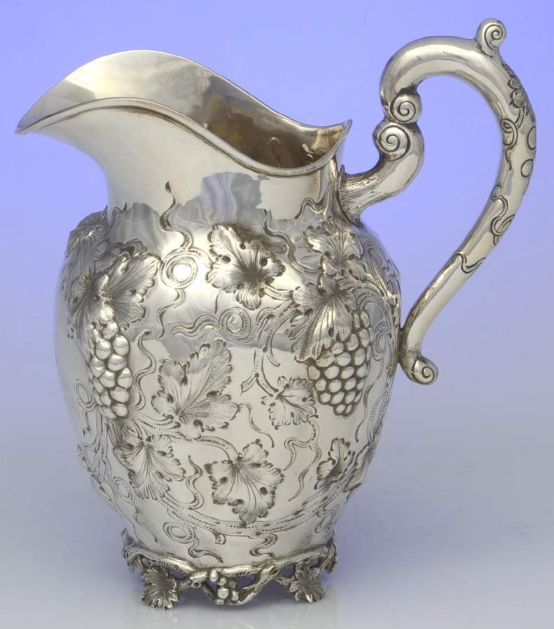 9500 (Sterling, Hollowware) Sterling Water Pitcher by Schofield-1