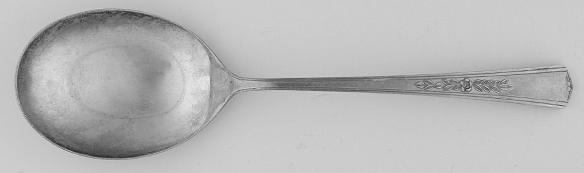 SBL4 (Sterling) Solid Smooth Casserole Spoon by Seibu-1