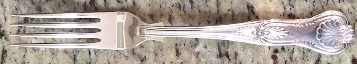 Kings (Silverplate) Fork by Stanley Rogers-1
