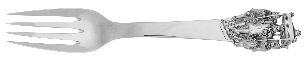 Hans Christian Anderson (Sterling) Youth Fork by Broderne W & S Sorensen-1