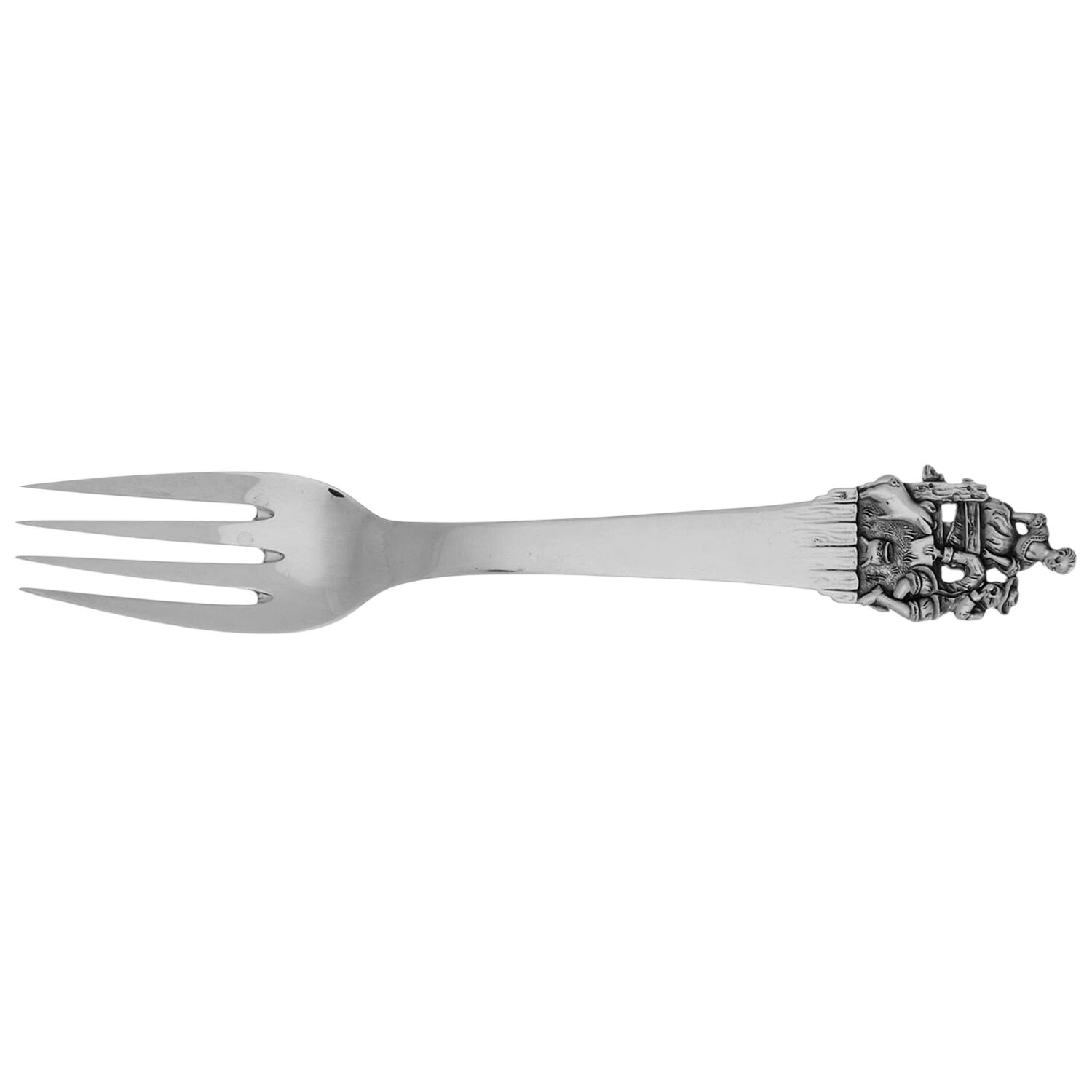 Hans Christian Anderson (Sterling) Youth Fork by Broderne W & S Sorensen-1