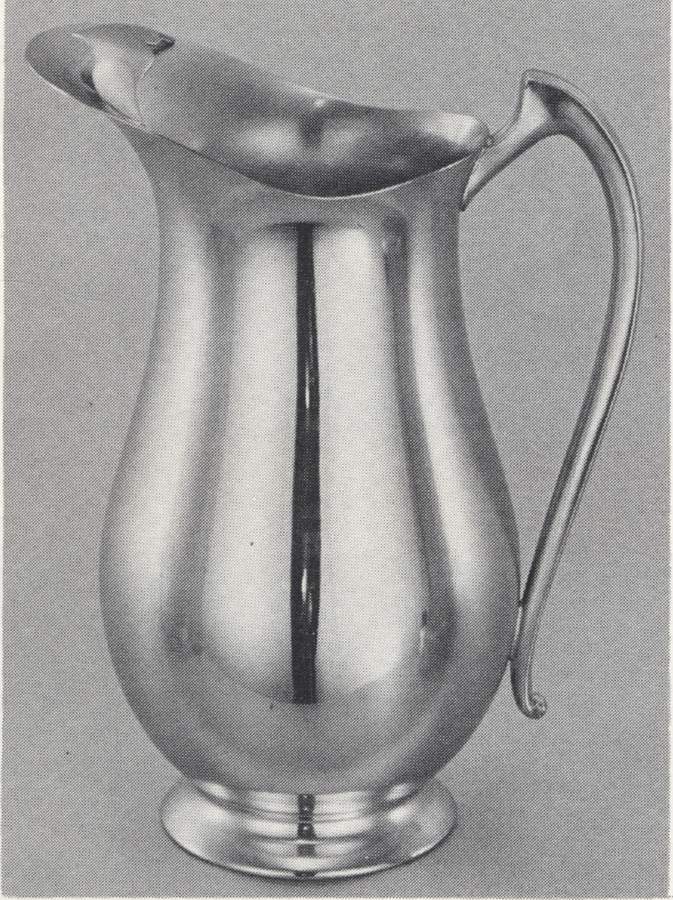 Merry Widow (Silverplate, Hollowware) Silverplate Water Pitcher by Sheffield Silver Co (USA)-1