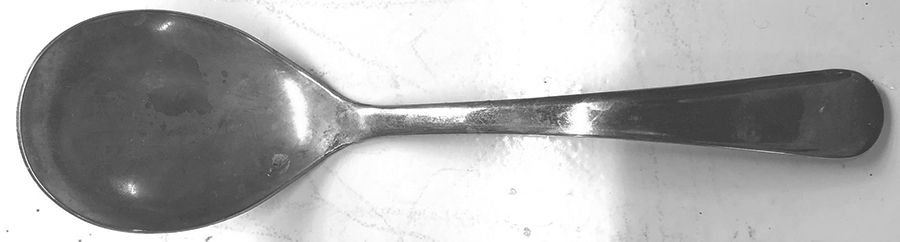 SSD16 (Silverplate) Straight Handle Baby Spoon by Sheffield Silver Co (England)-1