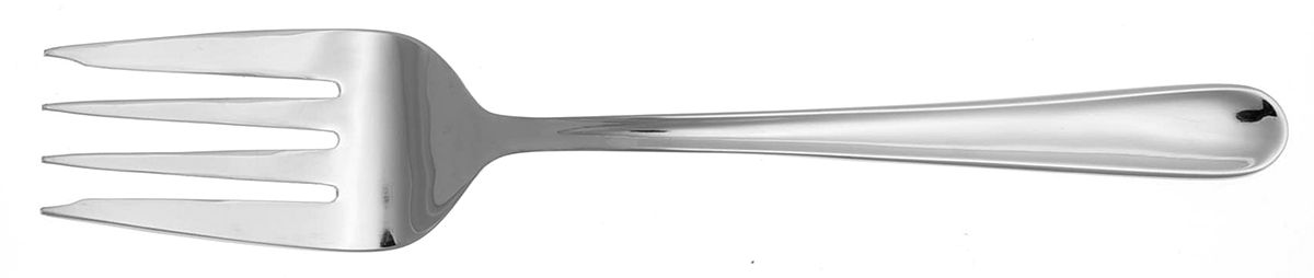 Glace (Stainless) Medium Solid Cold Meat Serving Fork by Sabatier-1