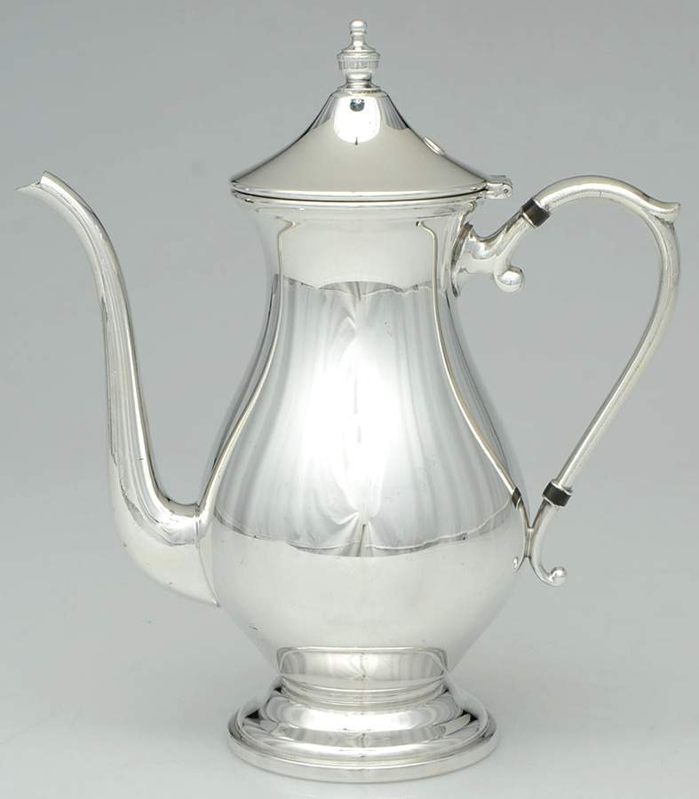 60X (Silverplate, Hollowware) Silverplate Coffee Pot by Sheffield Silver Co (USA)-1
